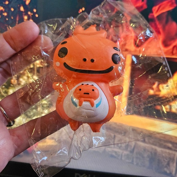 Other - Mini Orange Dragon Monster Squishy from Japan! ULTRA RARE, New, NIP, No Tag